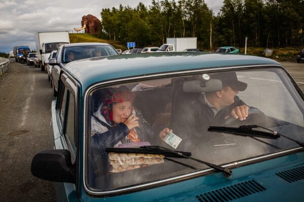 Женя Жуланова. Салехард, 60х90
