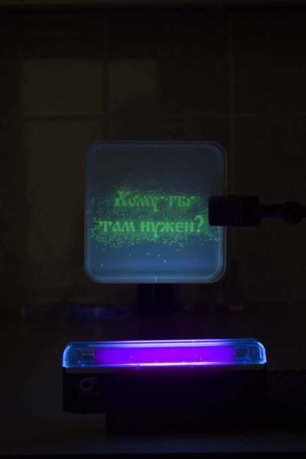 BIOROBOTY 019. Никакого роста, Бактерия II. 50x70