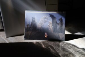 Взакусь. Мотивы детства/медведи. 30х45