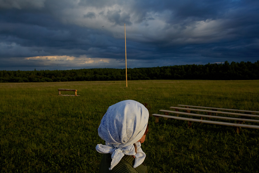 Федор Телков. Вечер после Сабантуя. 53x80