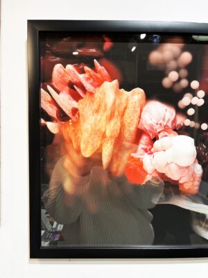 Рама 40х40 черная с отступом, пластик