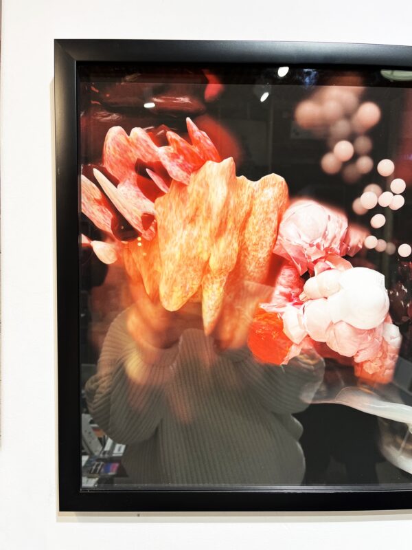 Рама 40х40 черная с отступом, пластик