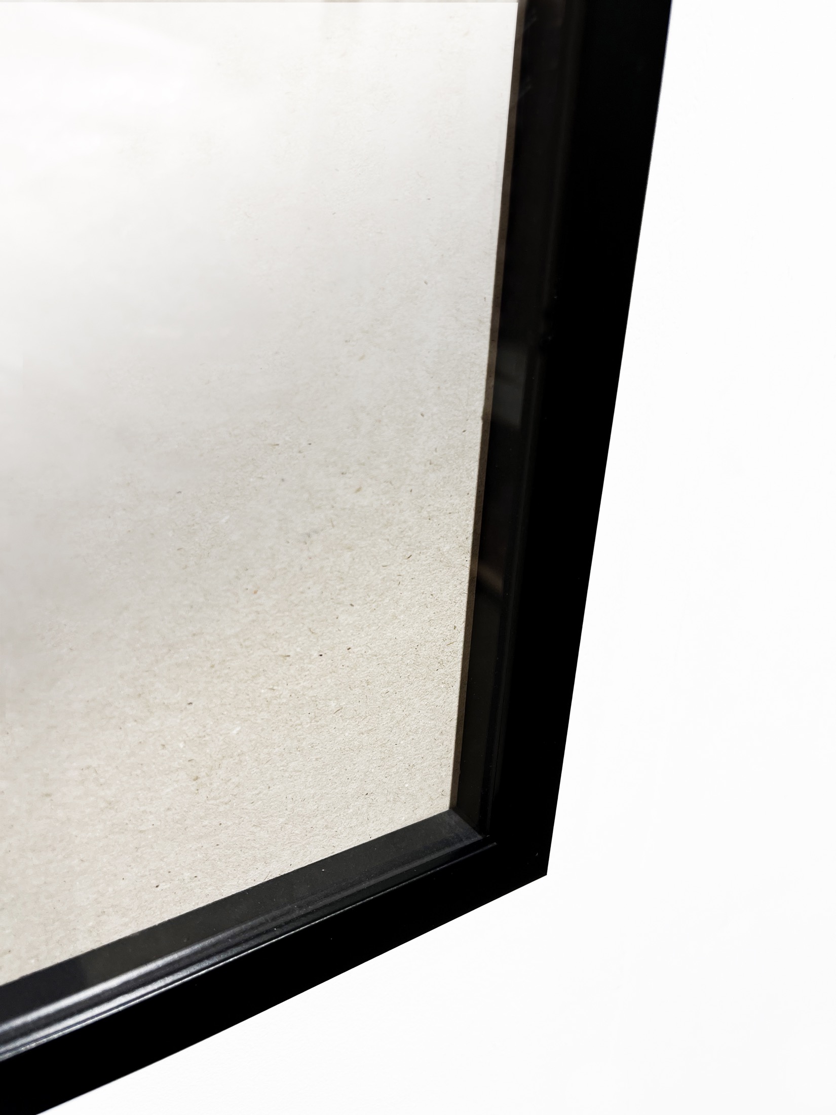 Рама 40х60 черная с отступом, пластик — изображение 4