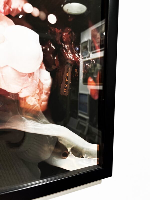 Рама 30х40 черная с отступом, пластик