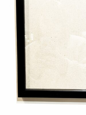 Рама 30х40 черная с отступом, пластик