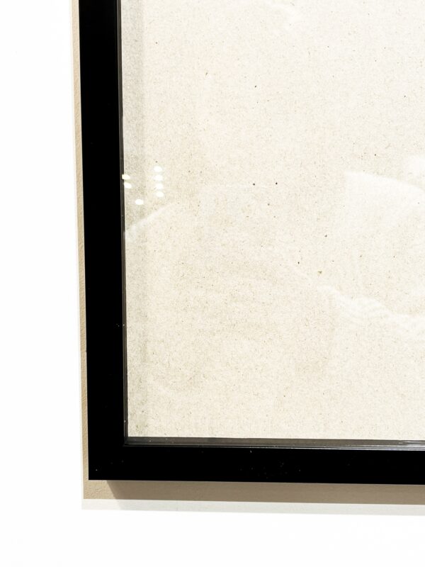 Рама 30х40 черная с отступом, пластик