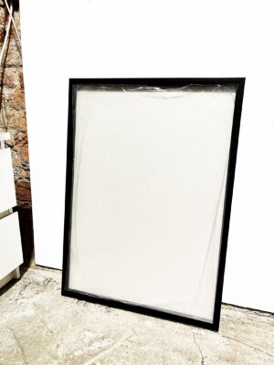 Рама 40х60 черная с отступом, пластик