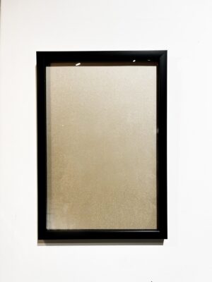 Рама 30х45 черная с отступом, пластик