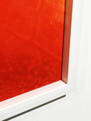 Рама 30х45 белая с отступом, пластик