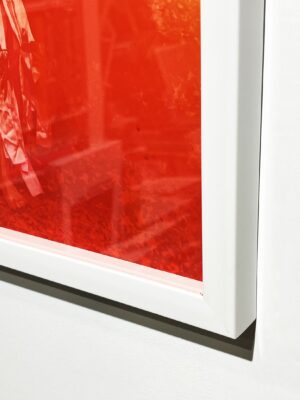 Рама 40х60 белая с отступом, пластик