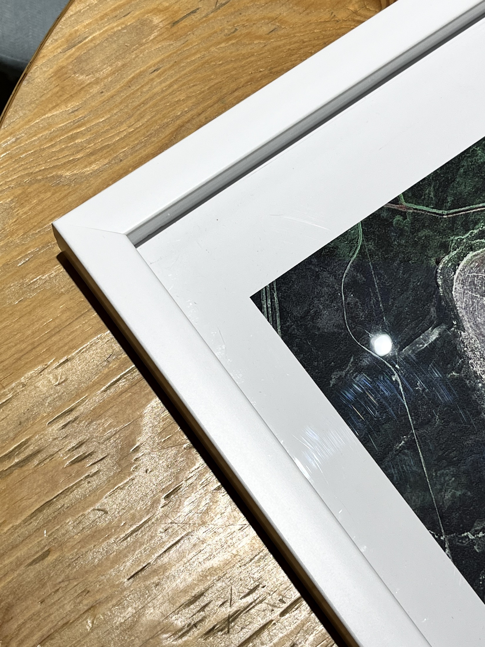 Рама 30х45 белая без отступа, пластик — изображение 2