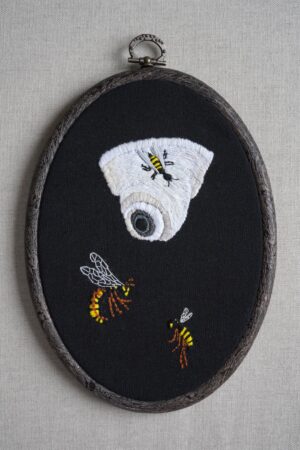 Мария Кокунова. Далекая радуга. Осятник. Ручная вышивка