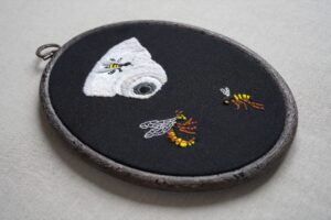 Мария Кокунова. Далекая радуга. Осятник. Ручная вышивка