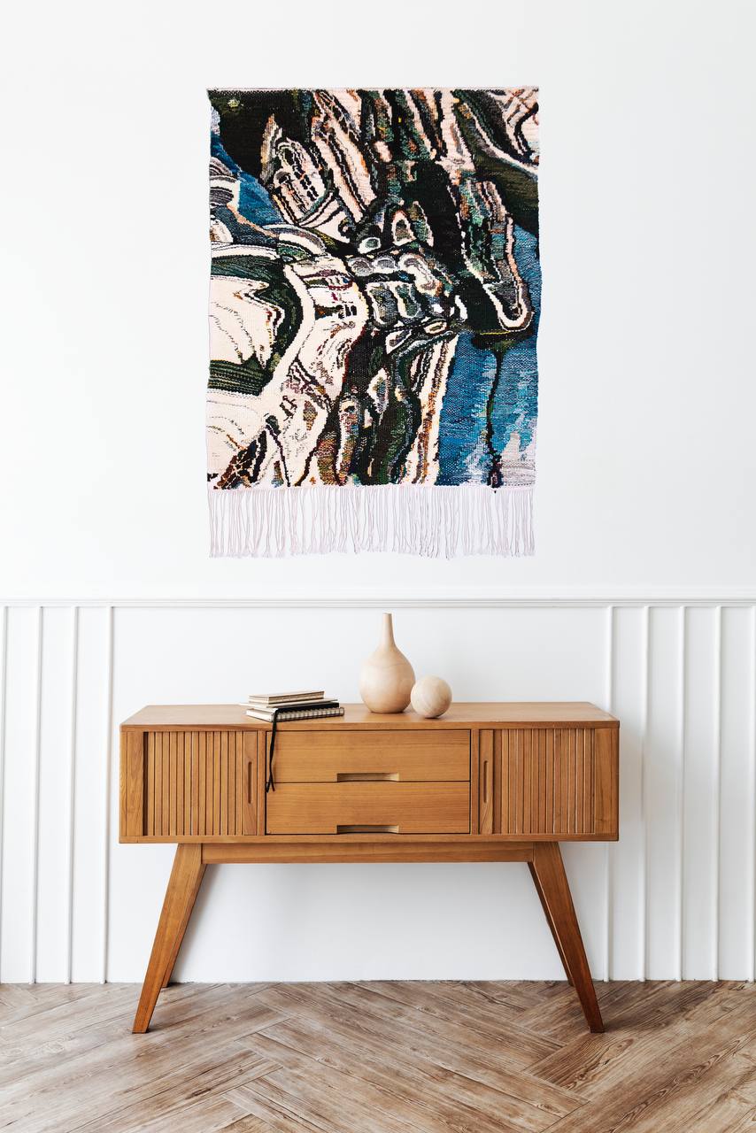 Дарья Венгерская. Гобелен. We are Russians, with us is God knows what. 100х80