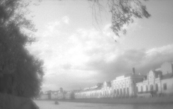 Людмила Таболина. Вдоль Фонтанки вечером. 30x40