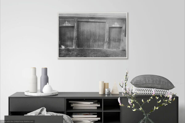 Федор Телков. Право веры. Ворота в поселке Становая. 53x80